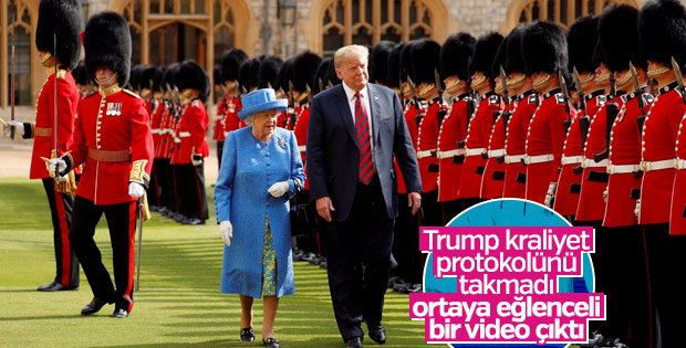 Trump'tan Kraliçe Elizabeth tavrı