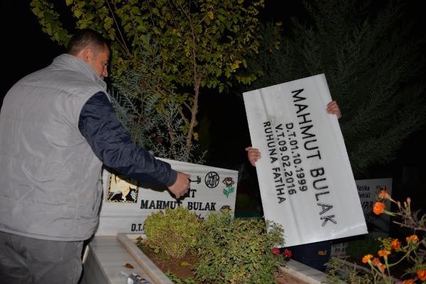 PKK'lıların mezar taşlarından örgüt simgeleri silindi