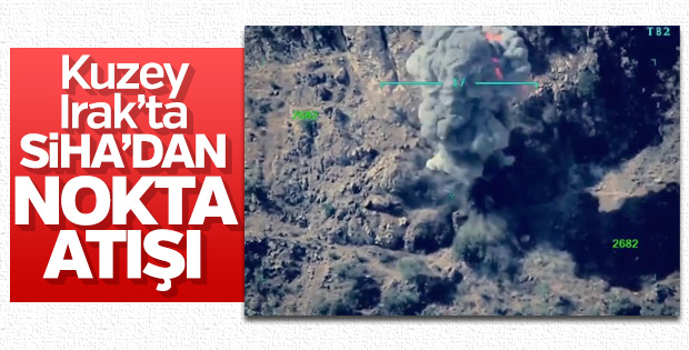 TSK'nın Kuzey Irak'ta terör hedeflerini vurma anları