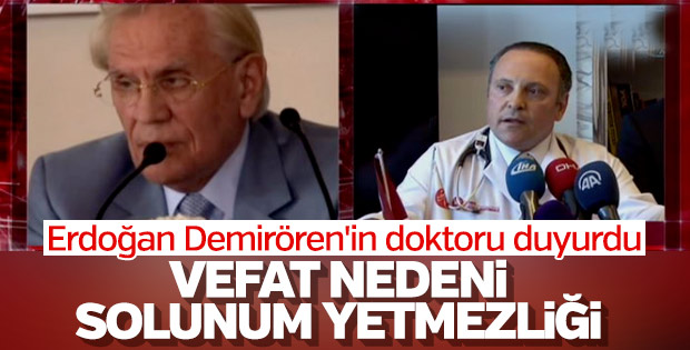 Erdoğan Demirören'in doktorundan açıklama