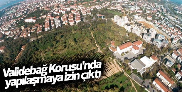 Validebağ Korusu’nda yapılaşmaya izin çıktı