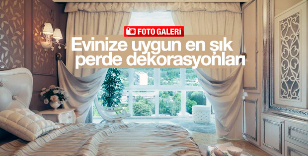 En şık perde dekorasyonları