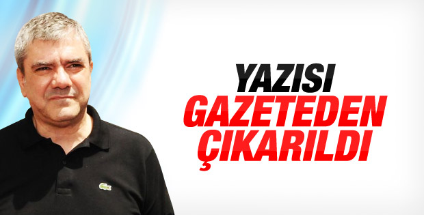 Hürriyet'ten Erdoğan'ı eleştiren Yılmaz Özdil'e veto