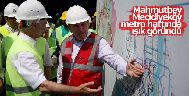 Mahmutbey-Mecidiyeköy metro hattında ışık göründü