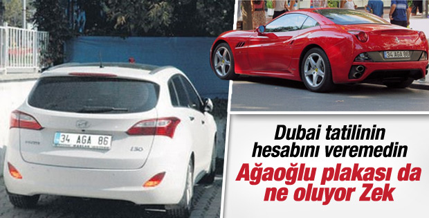 Savcı Zekeriya Öz'ün dikkat çeken plakası
