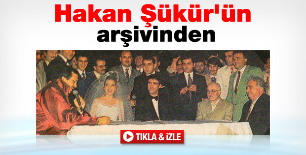 Hakan Şükür'ün nikah görüntüleri