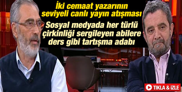 Türköne ve Mahçupyan'ın canlı yayın atışması