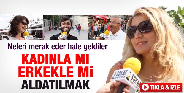 Eşinizin sizi kiminle aldatmasını tercih edersiniz