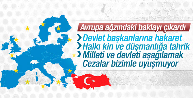 Avrupa'dan Türkiye'ye TCK hakkında kritik istekler