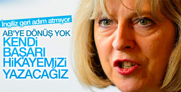 İngiltere Başbakanı AB'den ayrılmaya kararlı