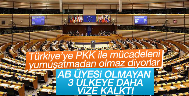 AP, 3 ülkeye vizeleri kaldırdı