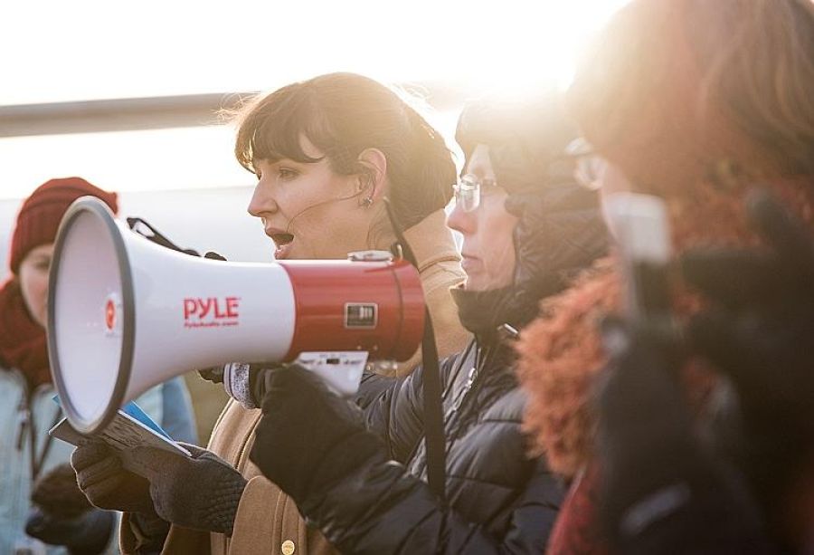 Pentagon’da cinsel taciz protestosu 