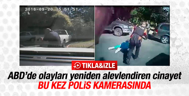 ABD polisi öldürülen siyahinin görüntülerini paylaştı