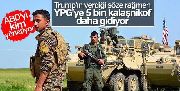 ABD YPG'ye 5 bin silah daha gönderecek