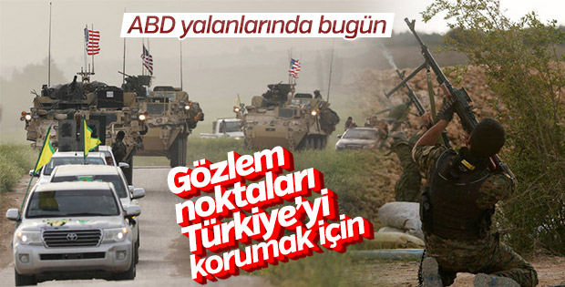 ABD, YPG için kurulacak gözlem noktalarını savundu