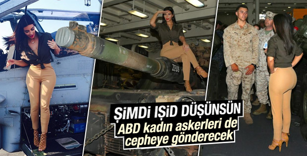 ABD'de kadın askerlere savaş yolu göründü