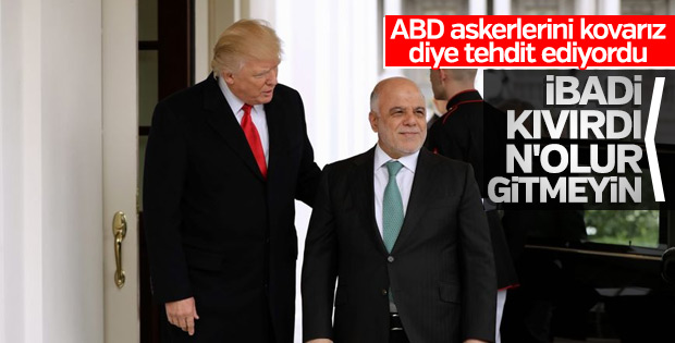 İbadi ABD askerlerinin ülkesinde kalmasını istiyor