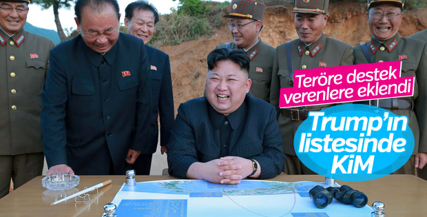 ABD, Kuzey Kore'yi teröre destek verenlere ekledi