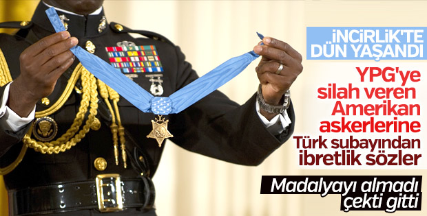 Türk subayından ABD'li komutana ibretlik madalya cevabı