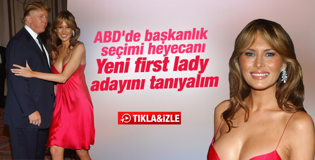 ABD'nin yeni first lady adayı Melania Trump