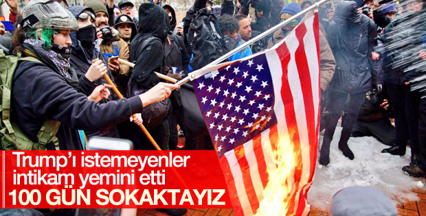 Trump karşıtı gösterilerde 220 gözaltı