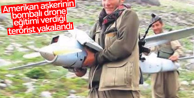 Drone eğitimi alan terörist yakalandı