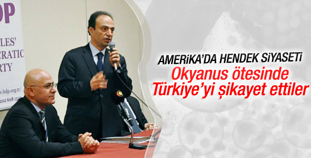 HDP'li vekiller ABD'de Türkiye'yi şikayet etti