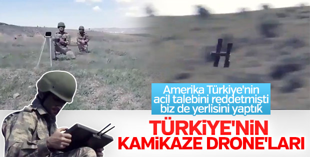 Türkiye'nin kamikaze drone'ları göreve hazır