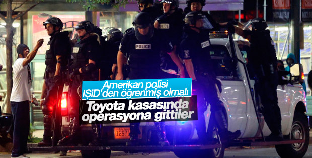ABD'deki barışçıl protestolara pikaplı önlem