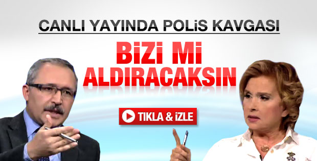 Abdülkadir Selvi ile Nazlı Ilıcak arasında polis kavgası