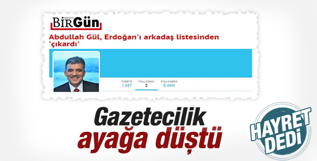 BirGün'den komik Abdullah Gül ve Erdoğan haberi