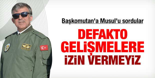 Abdullah Gül'den Musul açıklaması