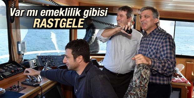 Abdullah Gül balık avına çıktı