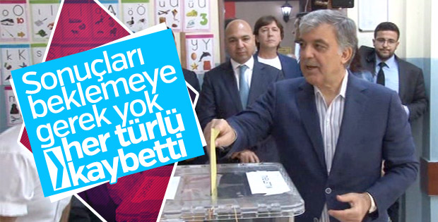 Abdullah Gül oyunu kullandı