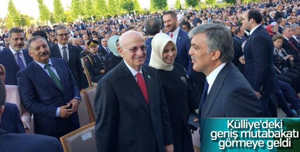 Abdullah Gül Beştepe'de