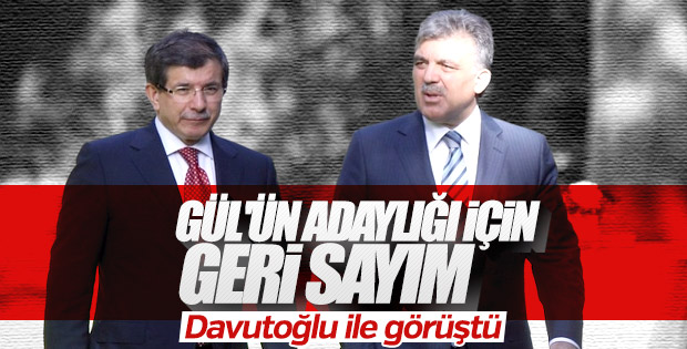 Abdullah Gül ve Davutoğlu görüştü