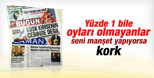 Abdullah Gül'ün açıklamaları Cemaat'in manşetlerinde