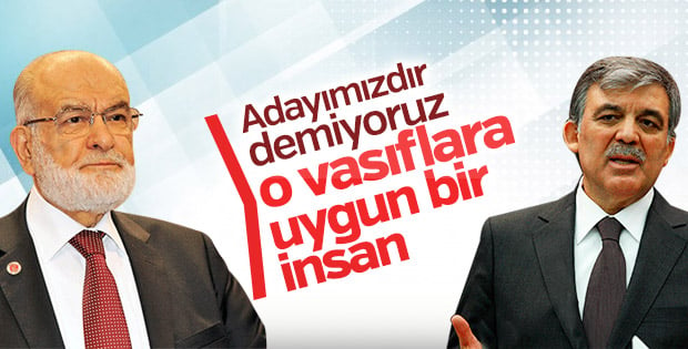 Temel Karamollaoğlu'na Abdullah Gül'ün adaylığı soruldu