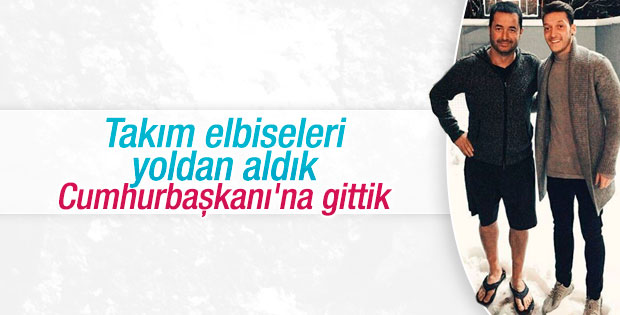 Acun Ilıcalı ve Mesut Özil'in Erdoğan ziyareti