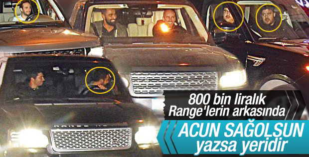 Acun Ilıcalı tayfası Arnavutköy'ü cip galerisine çevirdi