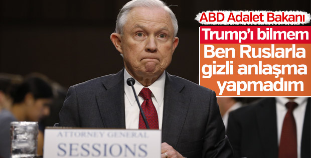 Sessions Rusya iddialarını reddetti