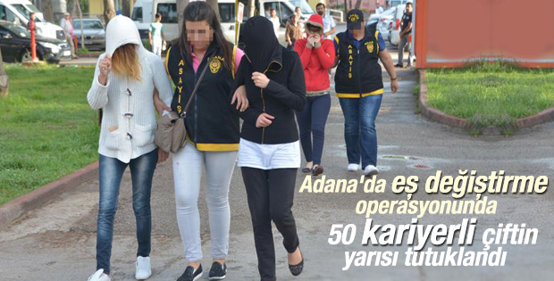 Adana'daki fuhuş çetesinin villası görüntülendi