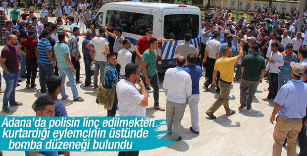 Adana'da cuma namazında canlı bomba paniği