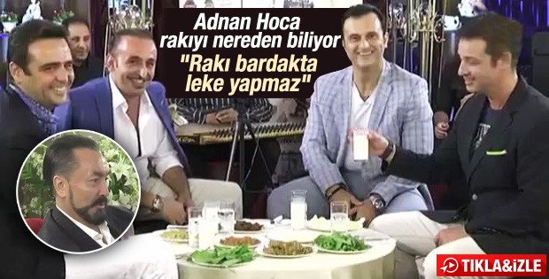 Adnan Oktar ve aslanları rakı bardağında ayran içti İZLE