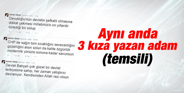 Adnan Oktar'dan siyasi parti ve liderlerine mavi boncuk