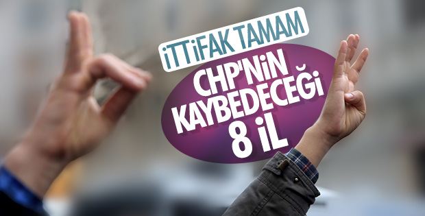 Cumhur İttifakı'nın kuruluşuyla CHP'nin kaybedeceği iller