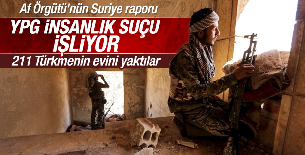Uluslararası Af Örgütü: PYD ve YPG savaş suçu işliyor