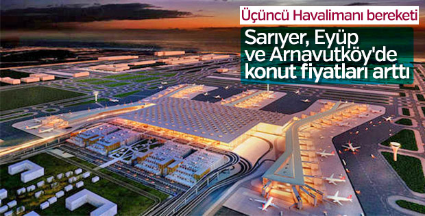 Üçüncü Havalimanı konut fiyatlarını yükseltti