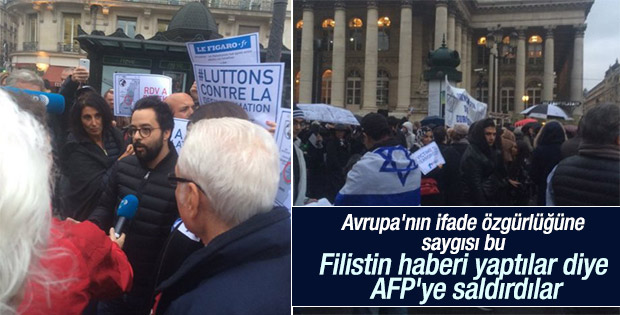 Siyonistlerden AFP'ye saldırı