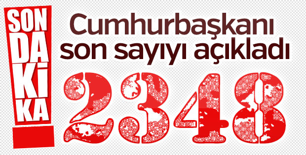 Afrin'de 2348 terörist öldürüldü